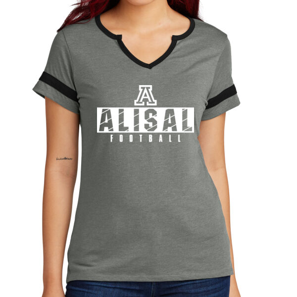 Alisal 2025 Football - Ladies Halftime Notch Neck Tee Thumbnail
